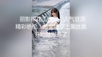   丽影探花工作室，人气登顶精彩绝伦，给完钱穿上黑丝就开始做服务了